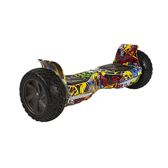 Smart Balance Elektrikli Kaykay 8.5" Kalın Teker Bluetooth Desen 6 Hummer Off Road Hoverboard Hoverboard Fiyatı