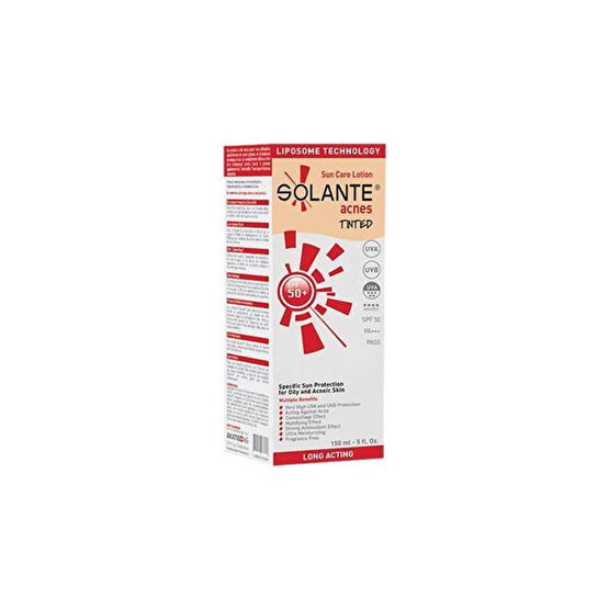 Solante Acnes Soin Solaire Lotion Tinted Spf50 150 ml Güneş Kremleri ve Losyonları Fiyatı