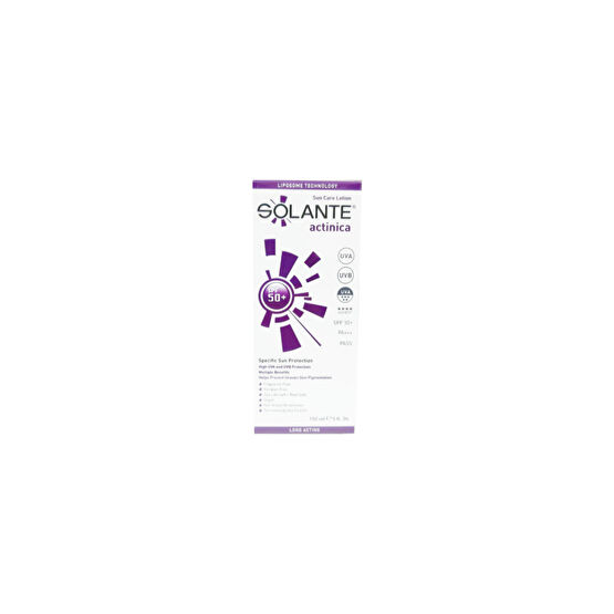 Solante Actinica Sun Care Losyon Spf50 150 ml Güneş Kremleri ve Losyonları Fiyatı