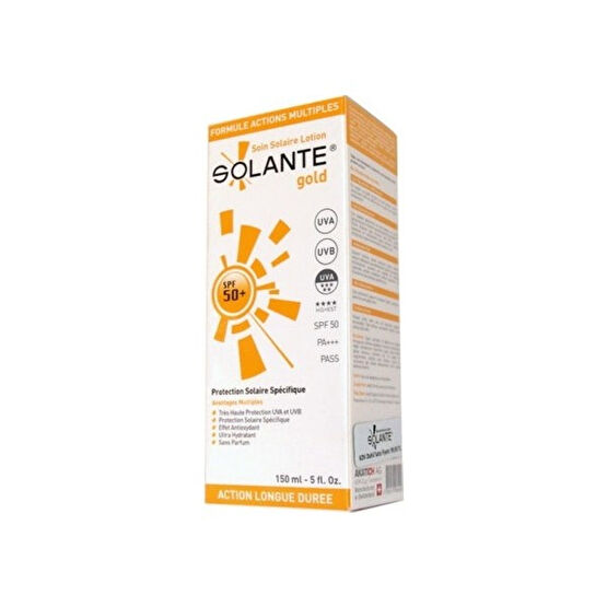 Solante Gold SPF50+ Güneş Koruyucu Losyon 150ML Güneş Kremleri ve Losyonları Fiyatı