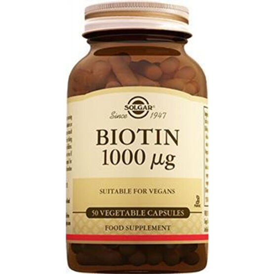 Solgar Biotin 1000 Mcg 50 Kapsül Sağlık / Diyet Fiyatı