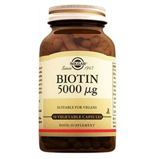 Solgar Biotin 5000 Mcg 50 Kapsül