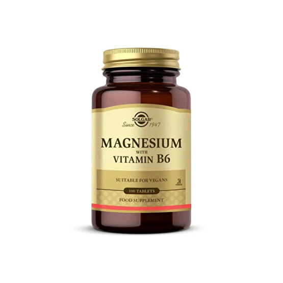 Solgar Magnesium With Vitamin B6 100 Tablet Sağlık / Diyet Fiyatı