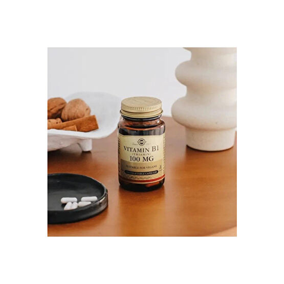 Solgar Vitamin B1 (THİAMİN) 100 Mg 100 Kapsül Sağlık / Diyet Fiyatı