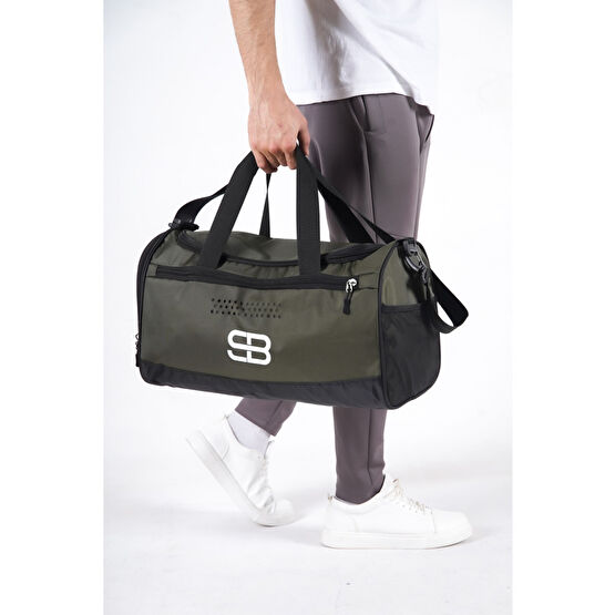 Solo Bag Haki Ayakkabı Gözlü Unisex Orta Boy Spor Fitness Ve Seyahat Çantası Standart Beden Unisex Spor Çantası Fiyatı