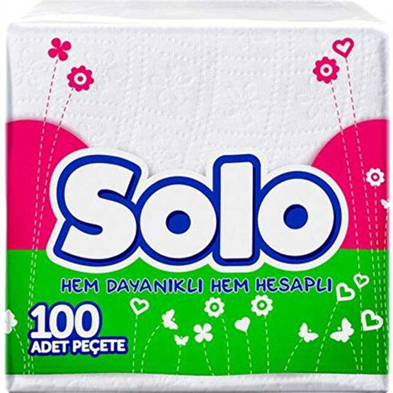 Solo Peçete 100'Lü Peçete Fiyatı