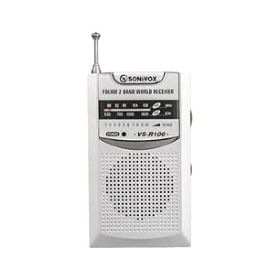 SONIVOX VS-R106 GÜMÜŞ RENK CEP TİPİ ANALOG FM RADYO MP3 Çalar & iPod Fiyatı