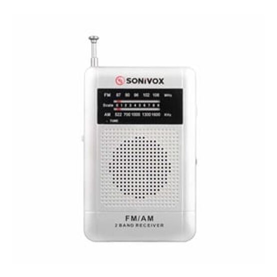 Sonivox VS-R115 Analog Radyo Gümüş Renk Alarmlı Saatler & Radyolar Fiyatı