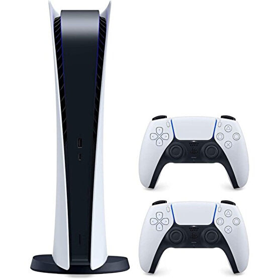 Sony Playstation 5 Dijital Versiyon Oyun Konsolu + 2. Dualsense Kol (Sony Eurasia Garantili) Playstation Oyun Konsolu Fiyatı