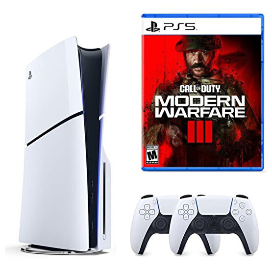 Sony Playstation 5 Slim CD Edition-2.Dualsense Ps5 - Call Of Duty Modern Warfare 3 III Oyun Konsolu(İthalatçı Garantili) Playstation Oyun Konsolu Fiyatı