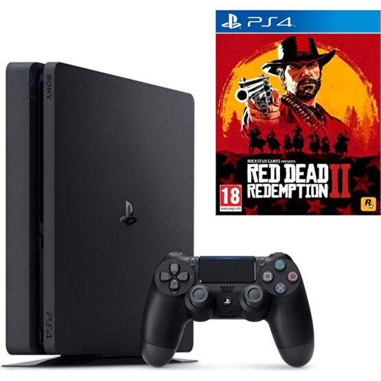 Sony PS4 Slim 500 GB Oyun Konsolu + PS4 Red Dead Redemption 2 PlayStation 4 PS4 Oyunları Fiyatı