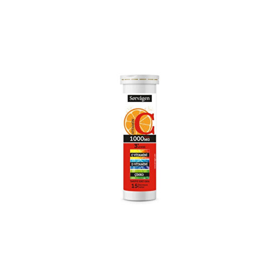 Sorvagen C Vitamini 1000 mg Plus 3lü Etki Sağlık / Diyet Fiyatı