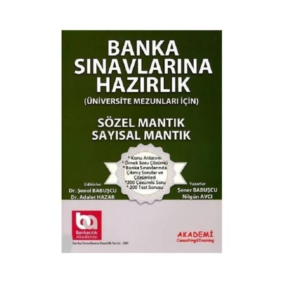 Sözel Mantık-Sayısal Mantık-Banka Sınavlarına Hazırlık - Şener Babuşçu