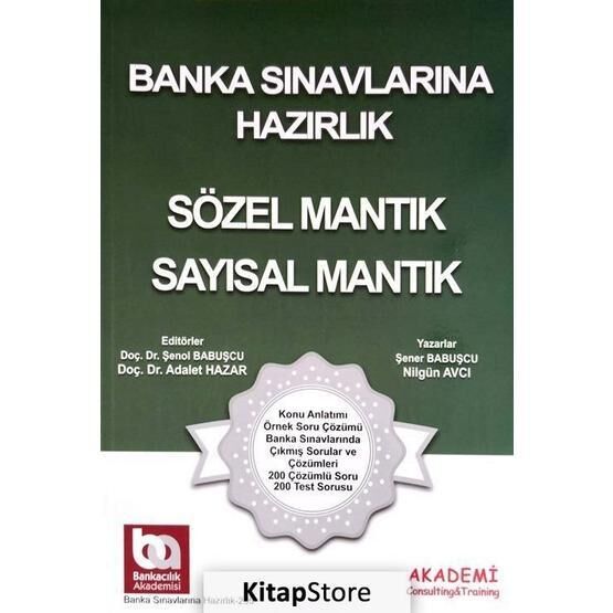 Sözel Mantık-Sayısal Mantık-Banka Sınavlarına Hazırlık - Şener Babuşçu