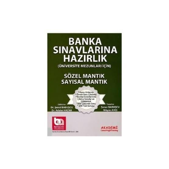 Sözel Mantık-Sayısal Mantık-Banka Sınavlarına Hazırlık - Şener Babuşçu