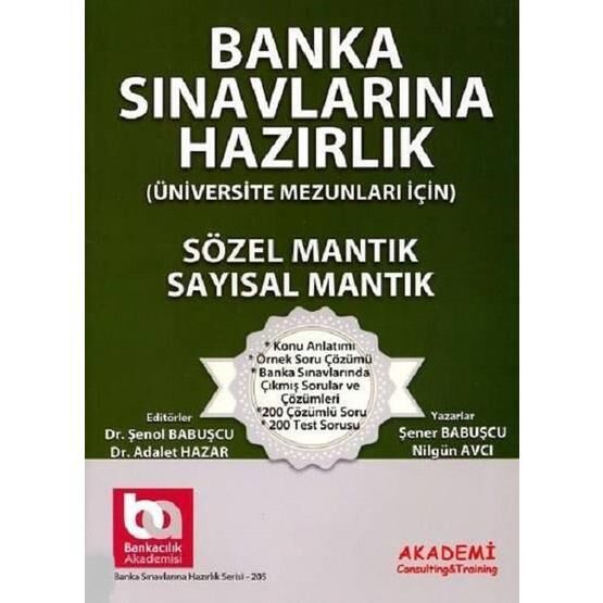 Sözel Mantık-Sayısal Mantık-Banka Sınavlarına Hazırlık - Şener Babuşçu