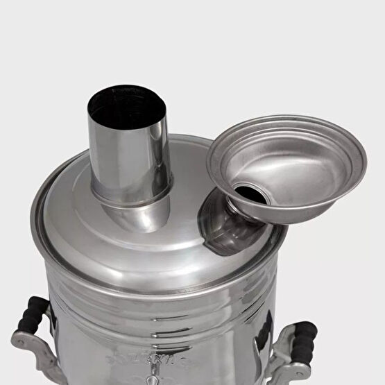 Sözenler KS13 (4 Lt) Krom Ayrılabilir Odunlu Semaver Semaver Fiyatı