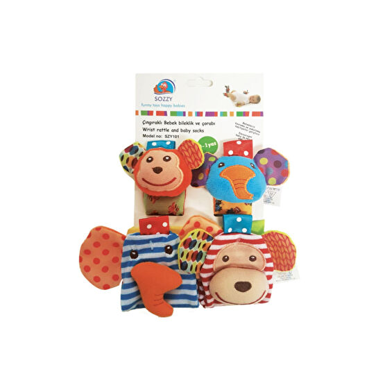 Sozzy Toys Çıngıraklı Çorap Ve Bileklik Seti - Szy118 Bebek Oyuncakları Fiyatı
