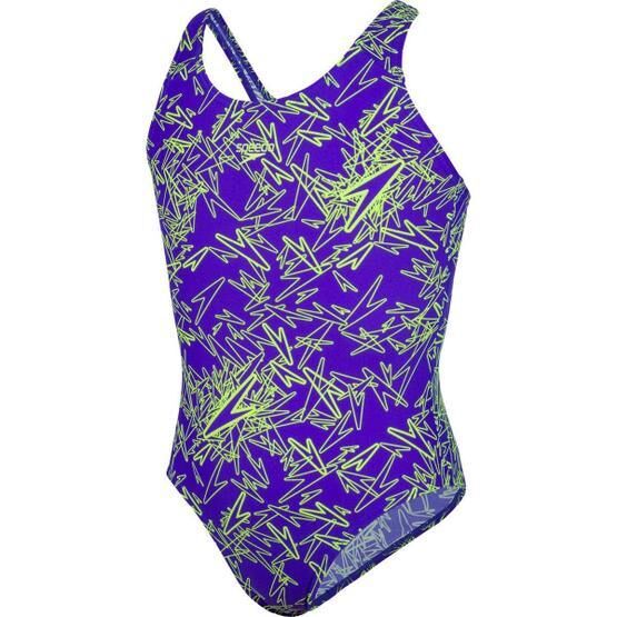 Speedo 8-10843C755 Endurance 10 Boom Kız Çocuk Yüzücü Mayosu