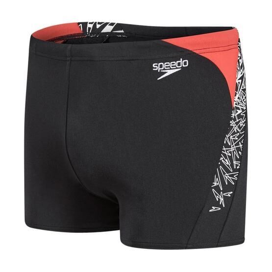 Speedo 8-10848C728 Siyah Boom Splice Aquashort Erkek Çocuk Mayosu