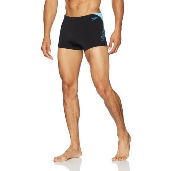 Speedo 8-10848C728 Siyah Boom Splice Aquashort Erkek Çocuk Mayosu