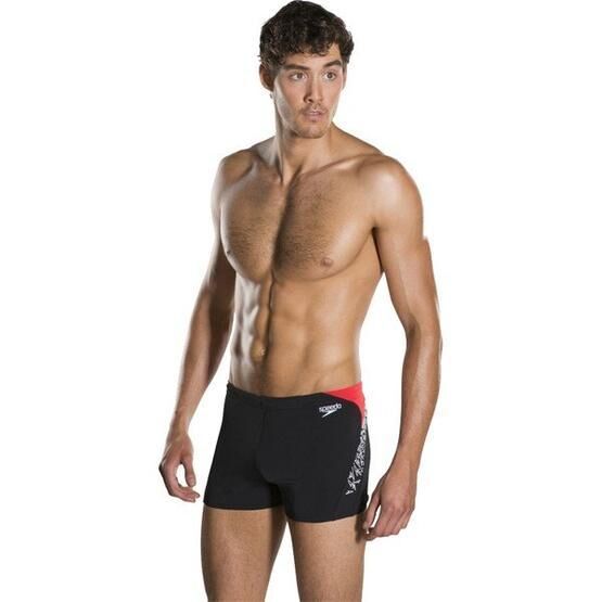 Speedo 8-10848C728 Siyah Boom Splice Aquashort Erkek Çocuk Mayosu