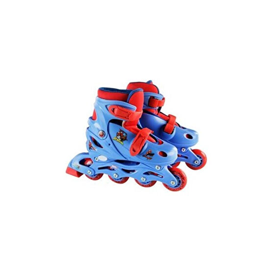 Spiderman 4 Teker Inline Ayarlanabilir Paten 35-38 Numara - Mavi Pedallı Araçlar Fiyatı