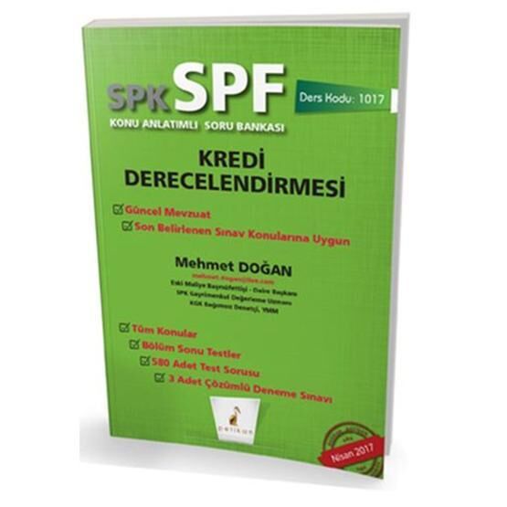 SPK - SPF Kredi Derecelendirmesi Konu Anlatımlı Soru Bankası - Mehmet Doğan