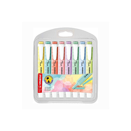 Stabilo Swing Cool Pastel 8li Paket Fosforlu Kalem Fiyatı