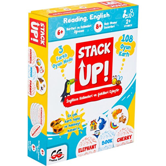 Stack Up! Ingilizce Kelime ve Şekil Kutu Oyunu - Şeffaf Çocuk Oyuncağı Fiyatı