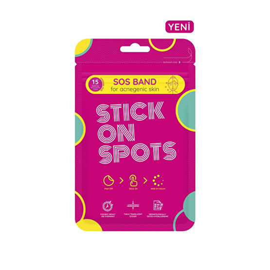 Stick On Spots Sos Band - 15 Adet Sivilce/Akne Patch Akne ve Sivilce Bakımı Fiyatı