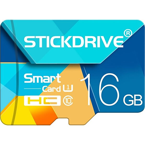 Stickdrive 16GB U1 Renkli Tf (Mikro Sd) Hafıza Kartı - NO Hafıza Kartları Fiyatı