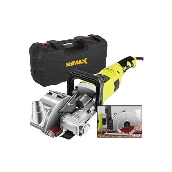 Stılmax Seri Duvar Oluk Acma Makinesi Kanal Acma Kesme Makinesi 5 Bicakli 40Mm 3500Watt 4.5Kg Kanal Açma Makinesi Fiyatı