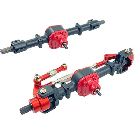 Strade Store Komple Metal Rc Araba Ön / Arka Aks D90 D91 Için D96 D99S MN90 MN96 MN99 MN99S FJ45 Defender 1:12 Rc Kaya Paletli Model Araba Yedek Pa... RC Araçlar Fiyatı