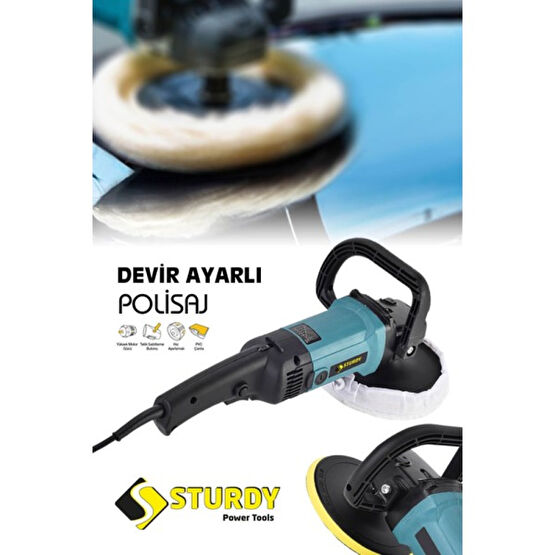 Sturdy Japon Tecnologhy P-4 Profesyonel Polisaj Makinası 4200 W 180 mm 6 Kademeli Pasta Cila Uygulama Cila / Polisaj Makinesi Fiyatı