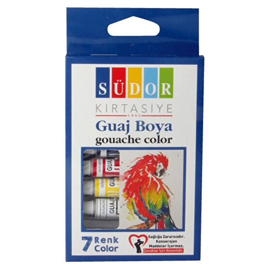 Südor Guaj Boya Set 7X8.5 Ml Sd571 Guaj Boya Fiyatı