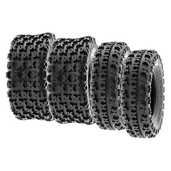 SunF 21x7-10 20x10-9 Sport Race ATV UTV Knobby Tire 6 PR A027 - BUNDLE Lastikler Fiyatı