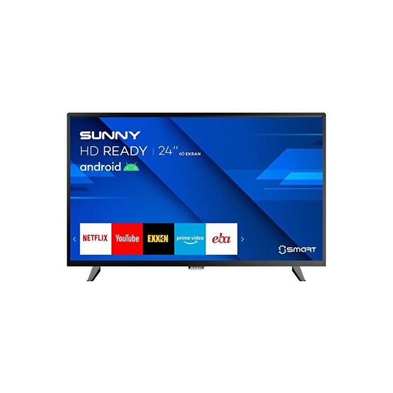 Sunny SN24LEDE6681 24" 61 Ekran Uydu Alıcılı HD Ready Smart LED TV Televizyonlar Fiyatı