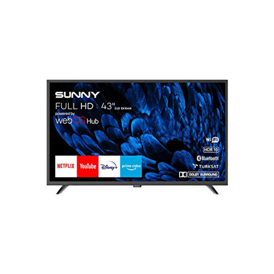 Sunny Sn43Dal540 43" 110 Ekran Full HD Uydulu Wi-Fi Smart WebOS LED Televizyon Televizyonlar Fiyatı