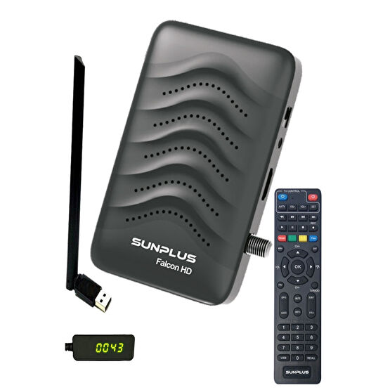 sunplus Falcon Çanaklı-çanaksız Tv Full Hd Akıllı Kumanda Sınırsız Sinema Paketi Uydu Alıcısı Wifi Anten Uydu Alıcıları Fiyatı
