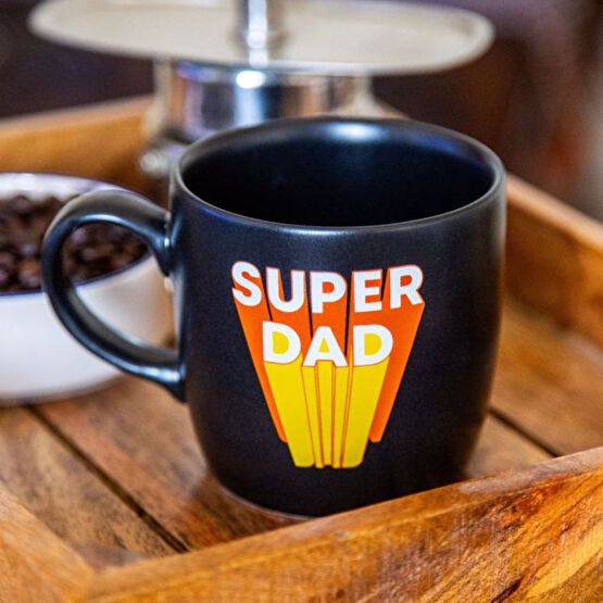 Super Dad Siyah Kupa