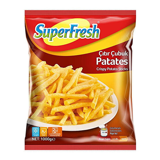 Superfresh Çıtır Patates 1 Kg Dondurulmuş Gıda Fiyatı