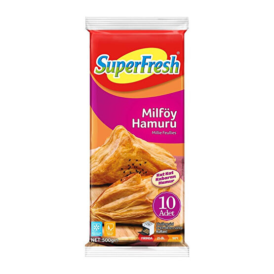 Superfresh Milföy 500 g Dondurulmuş Gıda Fiyatı