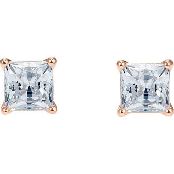 Swarovski 5509935 Attract Sq Czwh Ros Swarovski Küpe