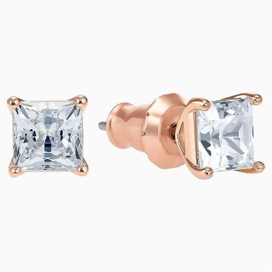 Swarovski 5509935 Attract Sq Czwh Ros Swarovski Küpe