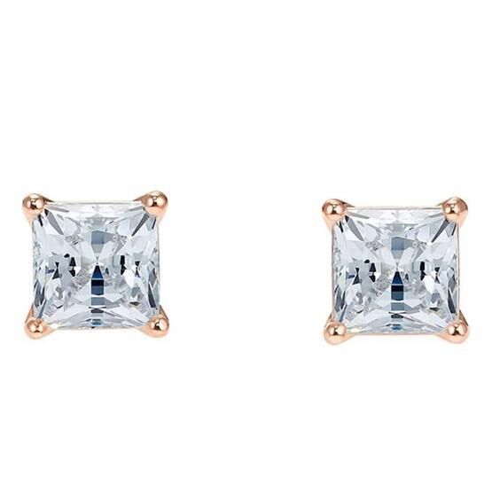 Swarovski 5509935 Attract Sq Czwh Ros Swarovski Küpe