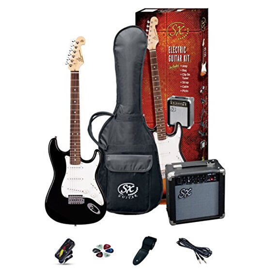 SX Se1-Sk-Bk Elektro Gitar Seti Elektro Gitarlar Fiyatı
