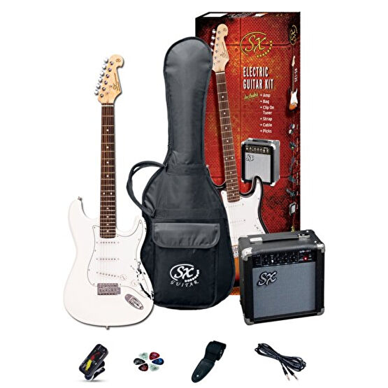 SX Se1-Sk-Wt Elektro Gitar Seti Elektro Gitarlar Fiyatı