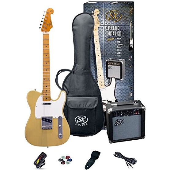 SX Se2-Sk-Bsb Elektro Gitar Seti (Butter Scotch Blonde) Elektro Gitarlar Fiyatı