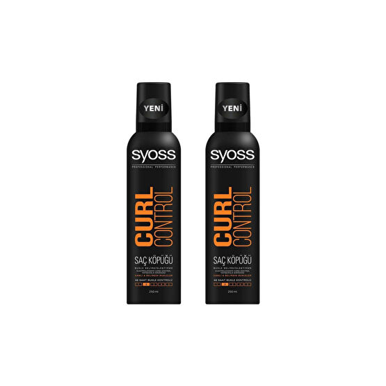 Syoss Curl Control- Bukle Belirginleştirici Köpük 250 ml X 2 Adet Saç Şekillendirici Köpük Fiyatı